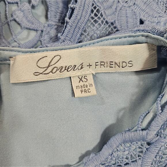 Lovers + Friends Caspian Shirt Lace Dress Size XS - Picture 4 of 7